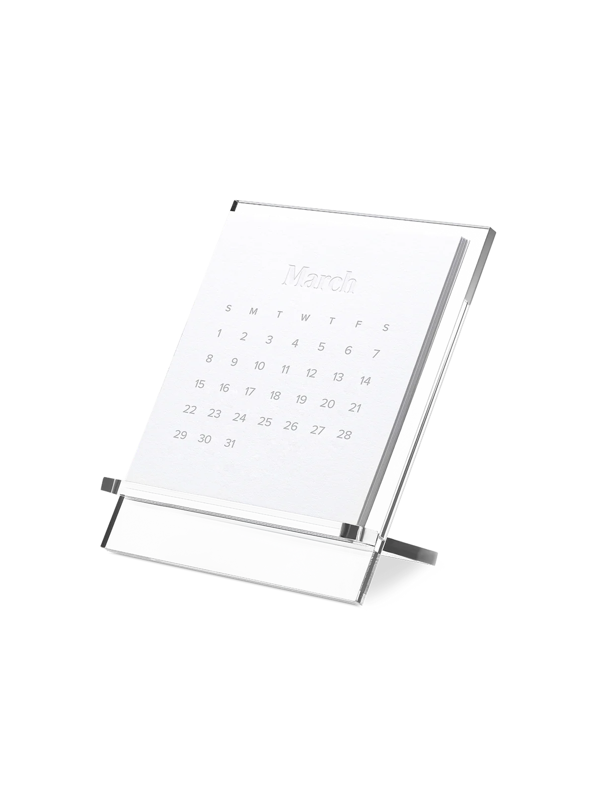 2026 Acrylic Desk Calendar