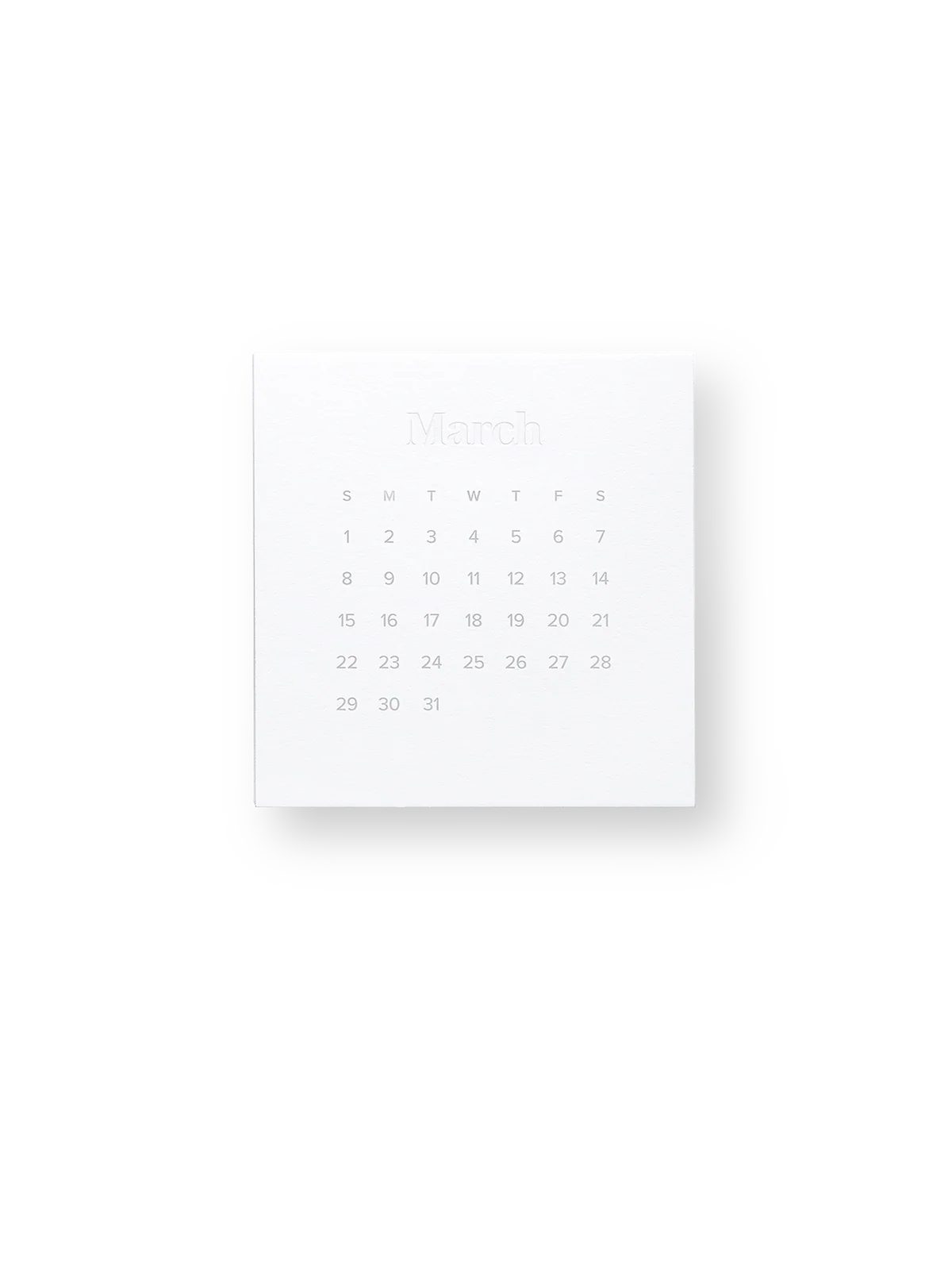 2026 Desk Calendar Cards