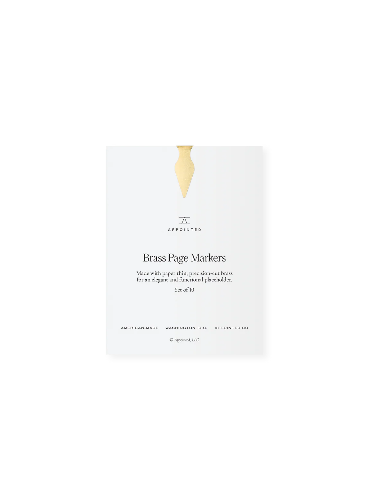 Brass Page Markers