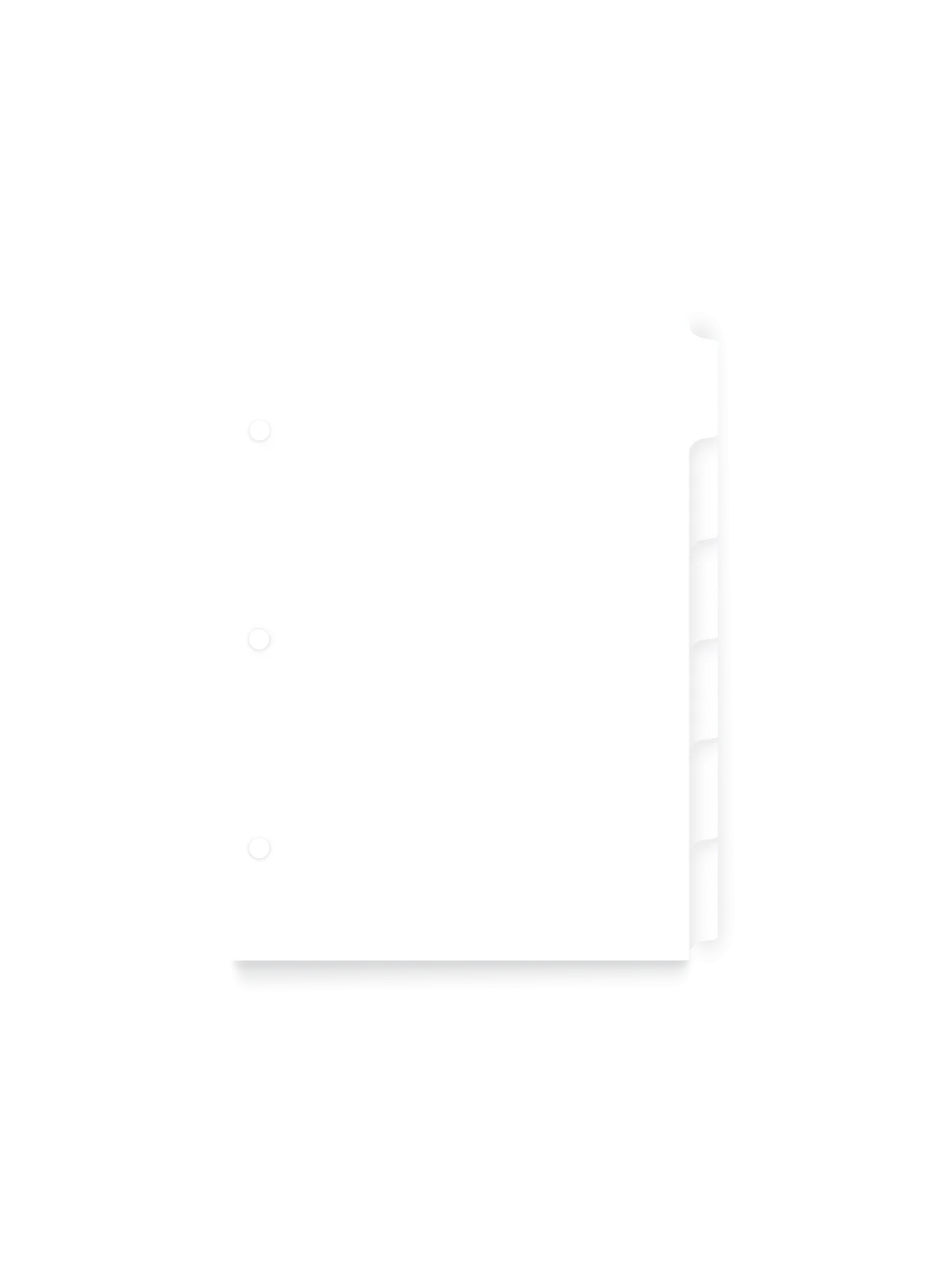 Compact Binder Tabs